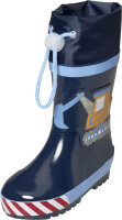 Playshoes Gummistiefel Baustelle blau