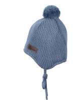Sterntaler Bommelmütze blau