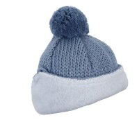 Sterntaler Bommelmütze blau