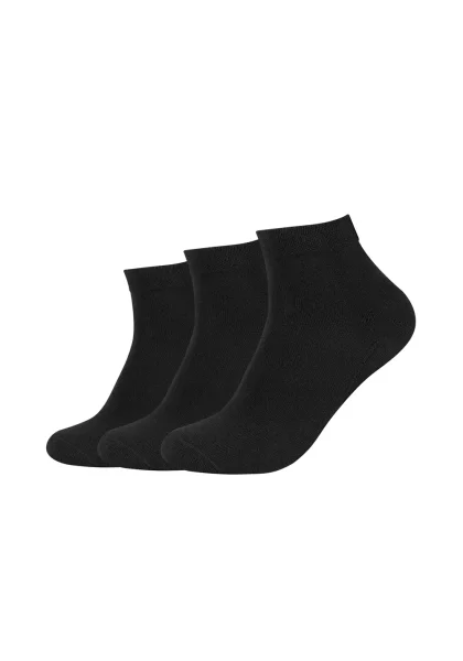 Camano UNISEX soft Sneaker Socken black