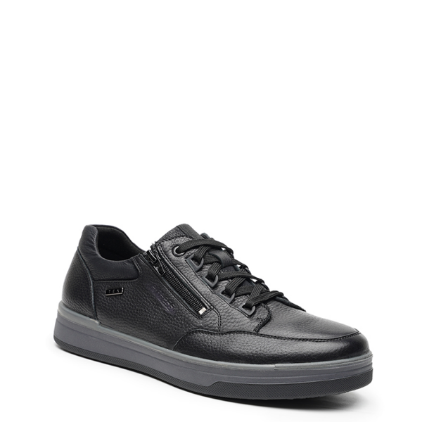 Comfort Sneaker Schnürer schwarz