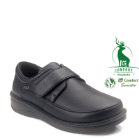 Comfort Halbschuh Kletter schwarz
