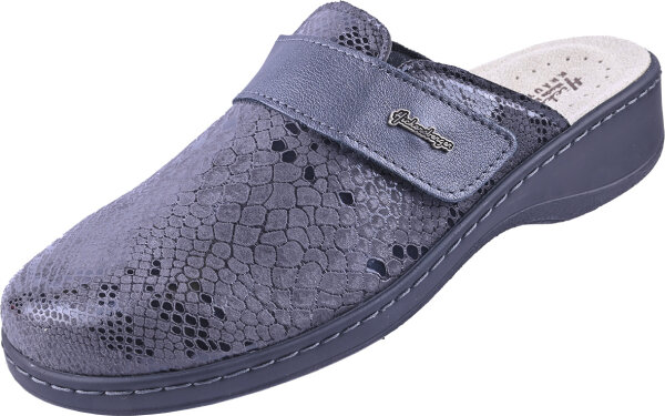 Clog Damen 5227 anthrazit Leder komb.