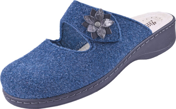 Vario Clog 5233 blau Filz