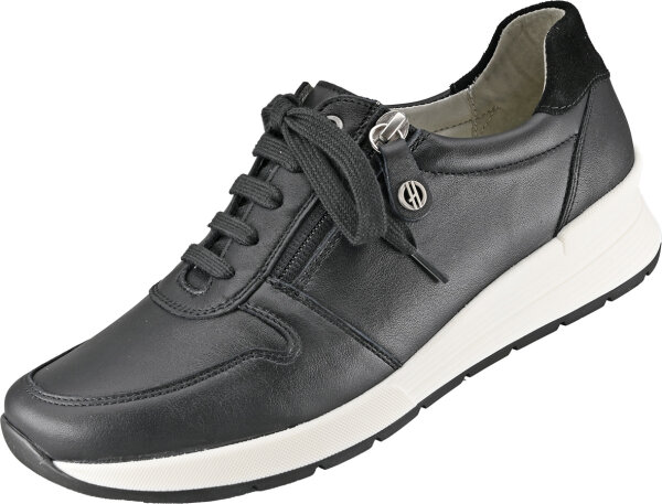 Sneaker Wellness 9409 schwarz Leder