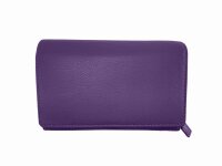 Kompaktbörse Kalbleder violett