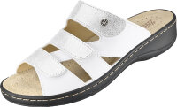 Pantolette Vario 5111 weiß Leder komb.