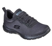 Skechers Flex Appel 3.0 High Tides schwarz/grau