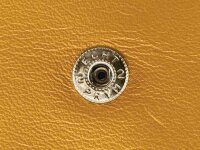 Zippbörse Ausweisfach Kalbleder senfgelb