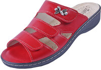 Pantolette Vario 5110 rot Leder 35