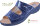 Pantolette Kräuter-fit 7170 blau Kroko-38