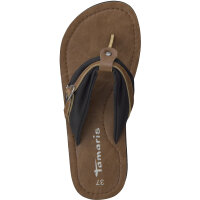 Tamaris Zehensteg black/creme