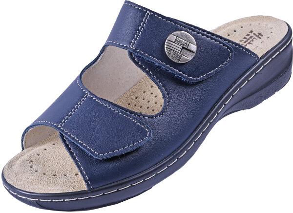 Pantolette Milano 2120 d.blau Leder-39