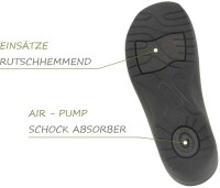 Pantolette Milano 2120 schwarz Leder-40