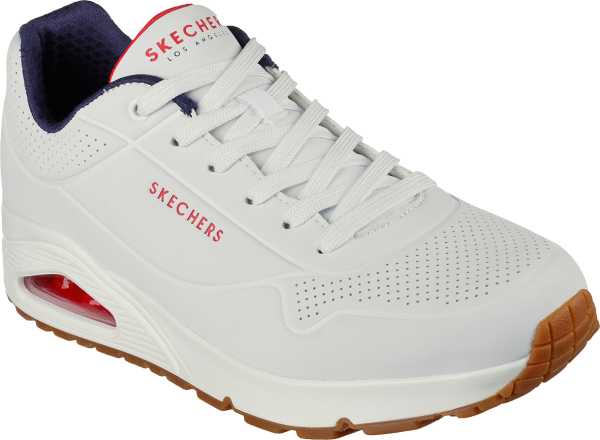 Skechers Uno- Stand on Air weiß/rot/blau