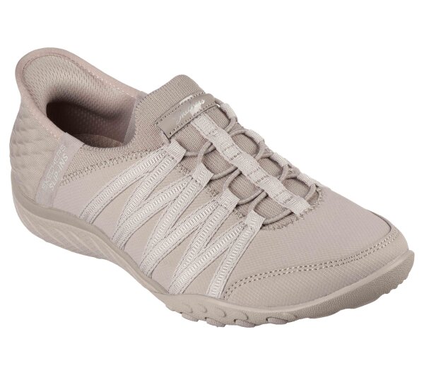 Skechers Breathe Easy-Roll-with-me Taupe