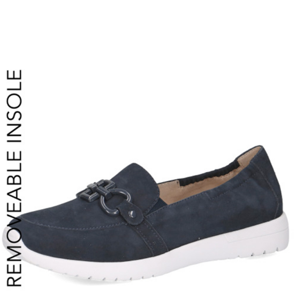 Caprice Slipper Ocean Suede