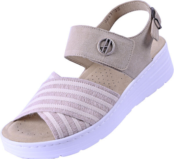 Sandalette Rimini 2641 beige Velour komb.