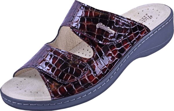 Pantolette Vario 2814 bordeaux Kroko 37