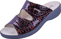 Pantolette Vario 2814 bordeaux Kroko 37