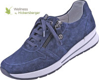Sneaker Wellness 9410 blau Velour