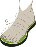 Pantolette Milano Hallux 2168 weiß City 42